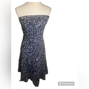 J Crew Floral Strapless Dress